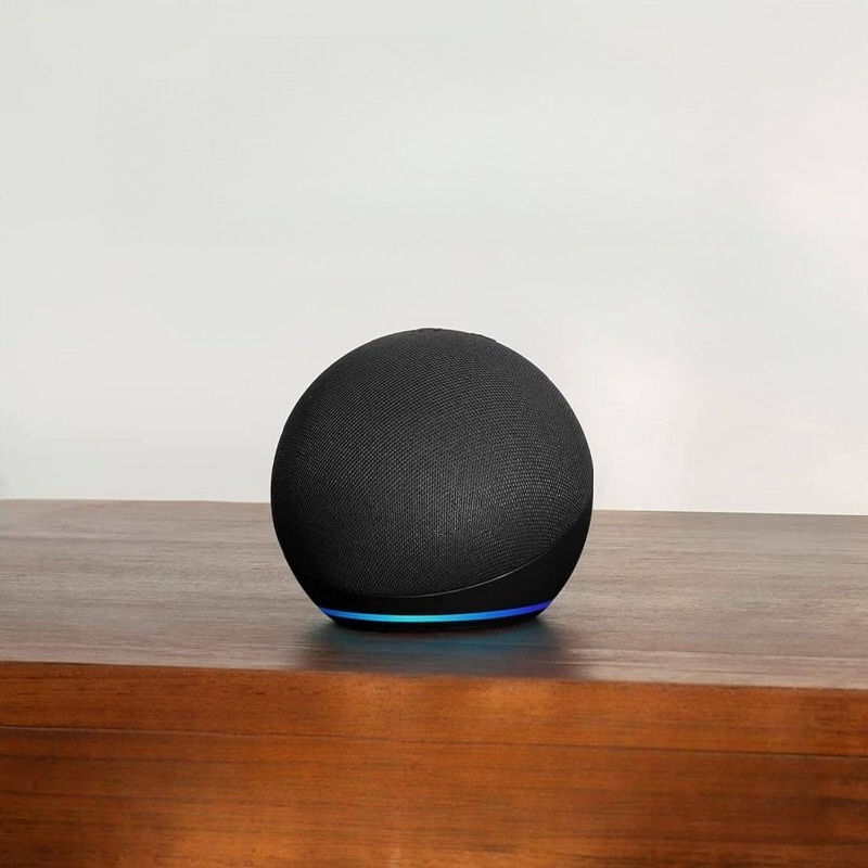 Amazon Speaker Echo Pop - Intelligenter Lautsprecher mit Uhranzeige | Echo