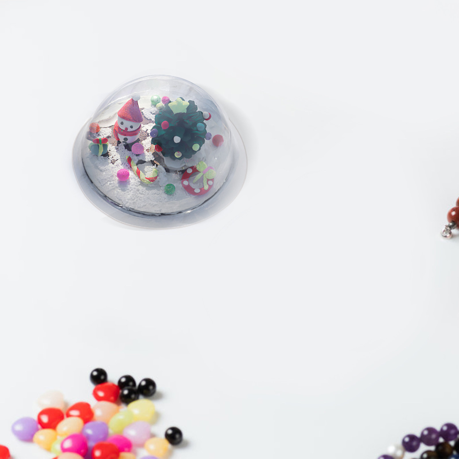 30 Stück Kunststoff-Halbkugel- – Plastic Dome Clear Bewertung und Preis